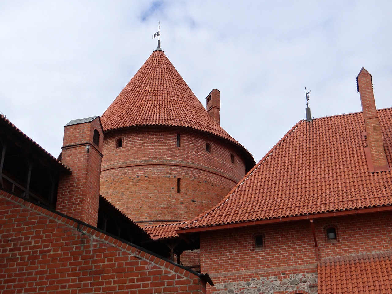 trakai castle brick free photo