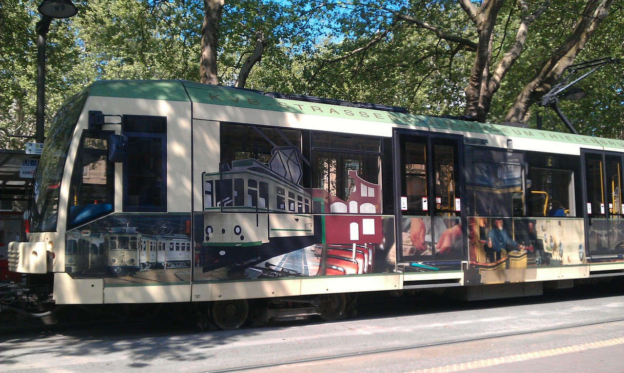 tram advertising tramway museum free photo