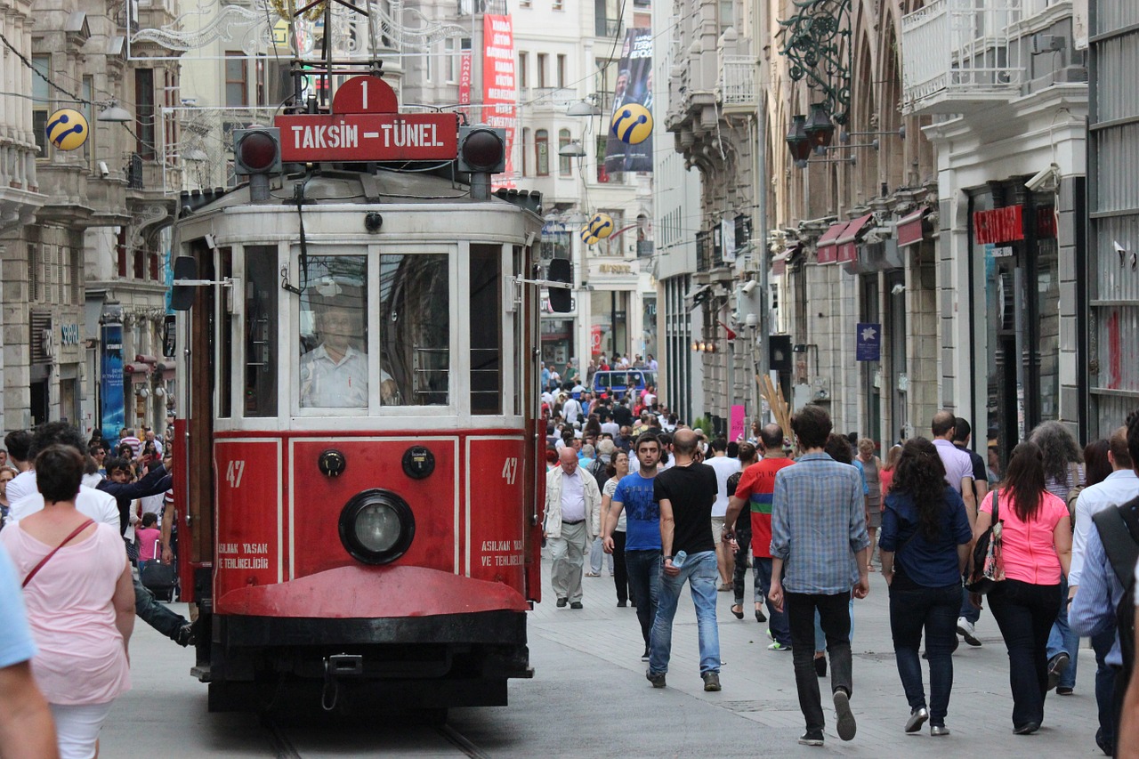 tram red istanbul free photo