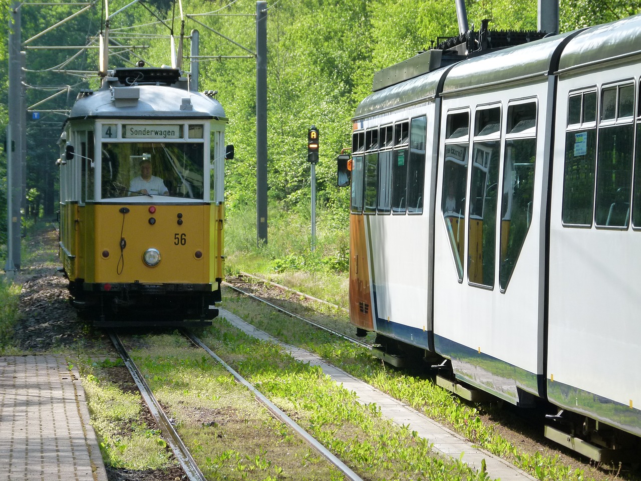 tram gotha overland tramway free photo