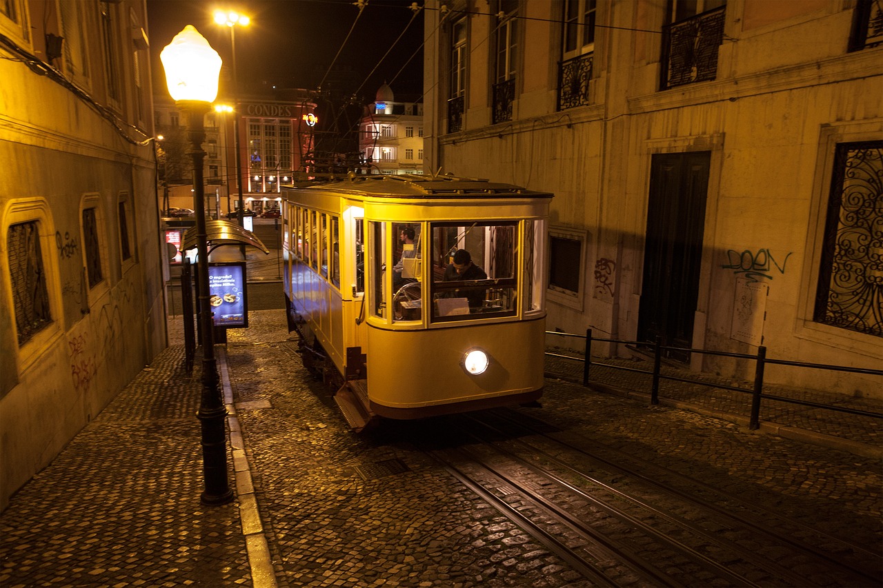 tram lisbon portugal free photo