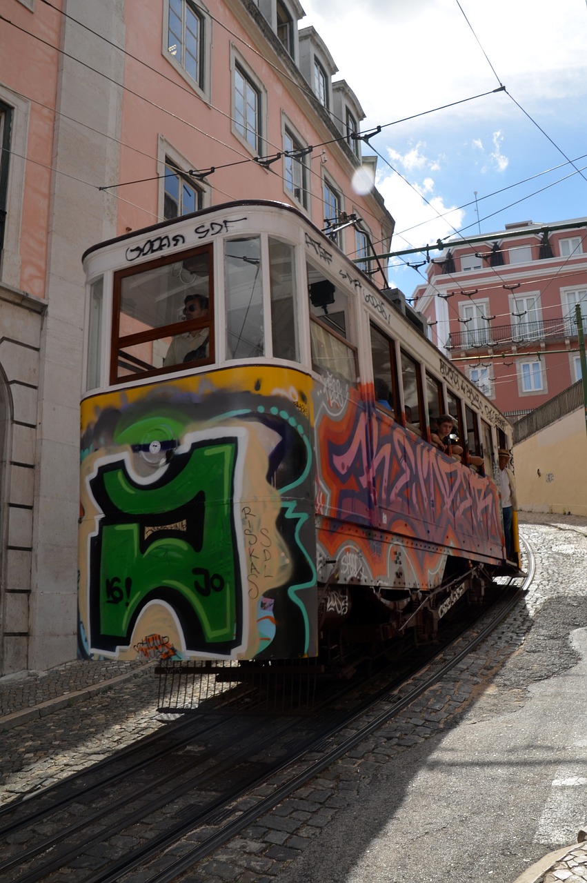 tram lisbon portugal free photo