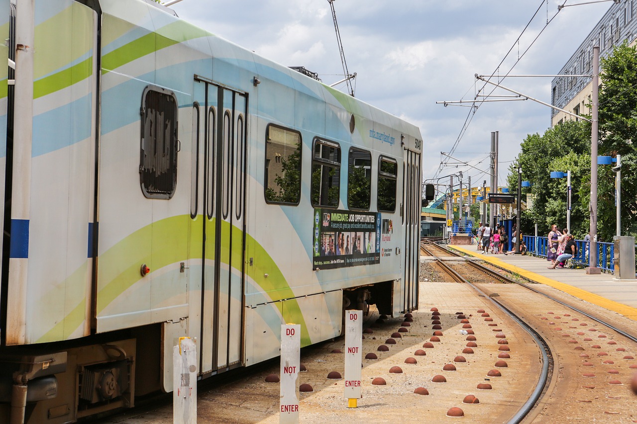 tram trolley baltimore free photo