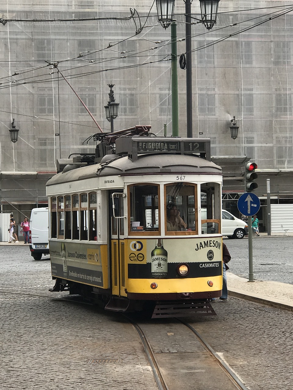 tram postage old free photo