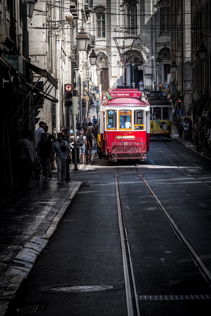tram portugal transport free photo