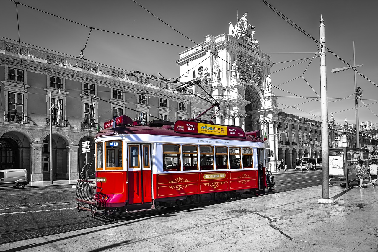 tram transportation system travel free photo