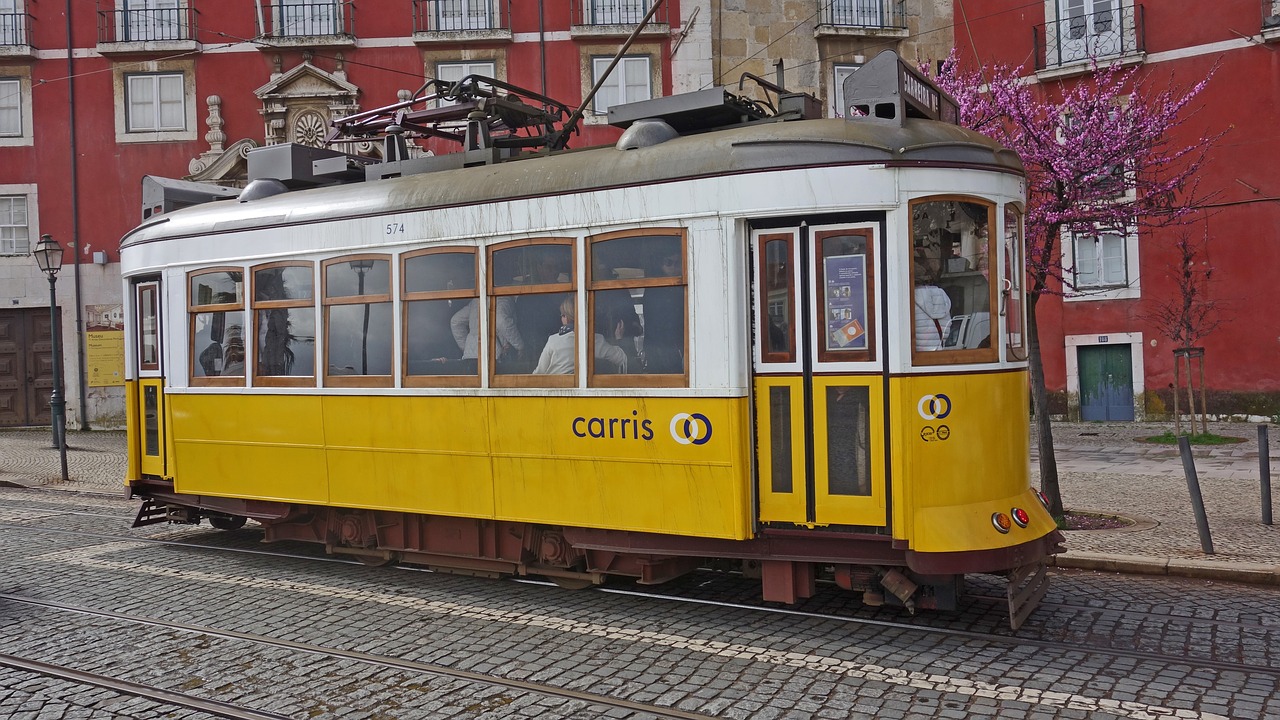 tram lisbon cable car free photo