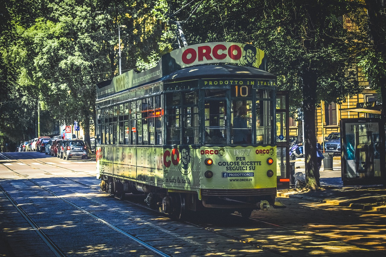 tram  transportation  city free photo