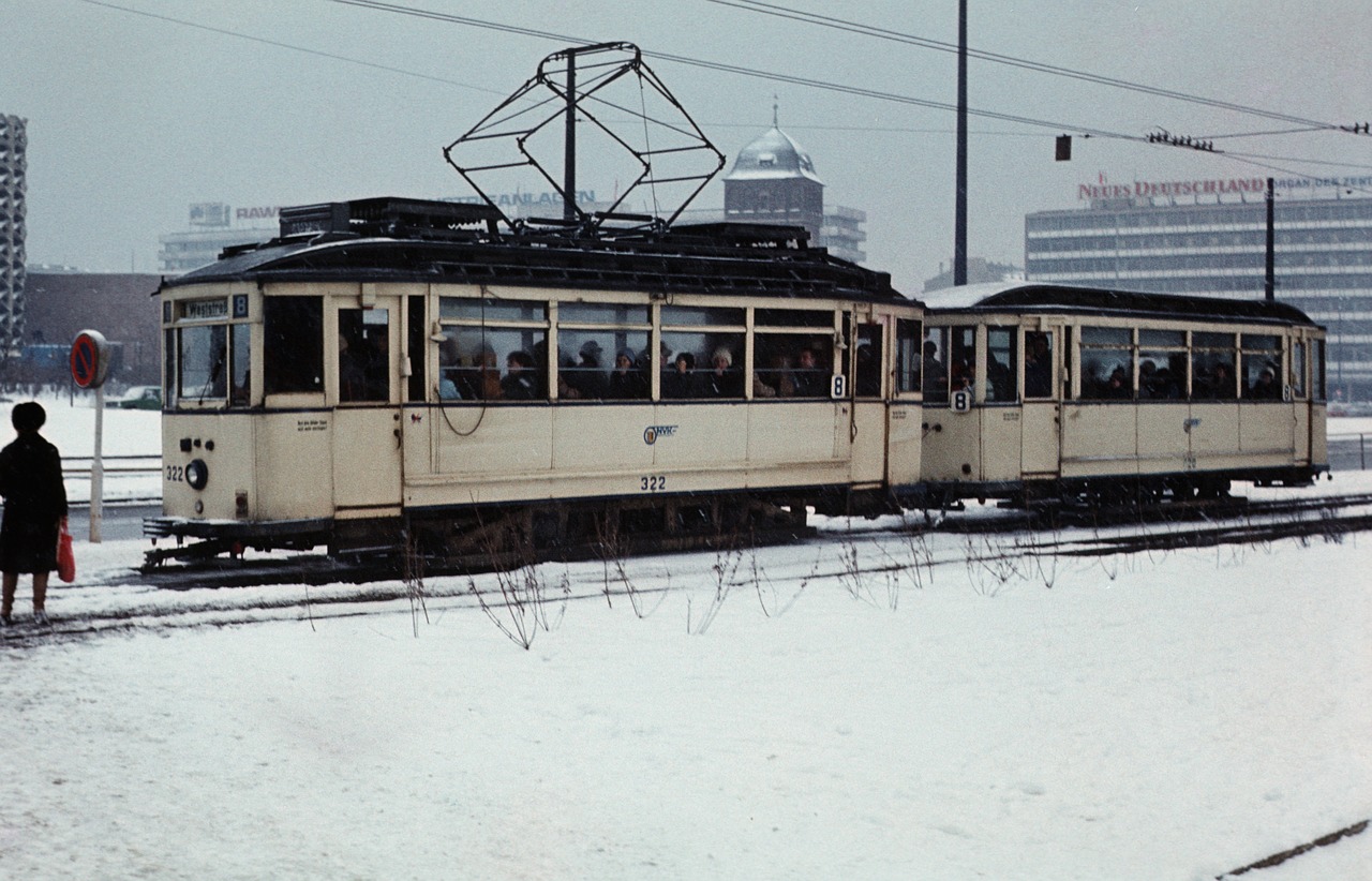 tram  chemnitz  1975 free photo