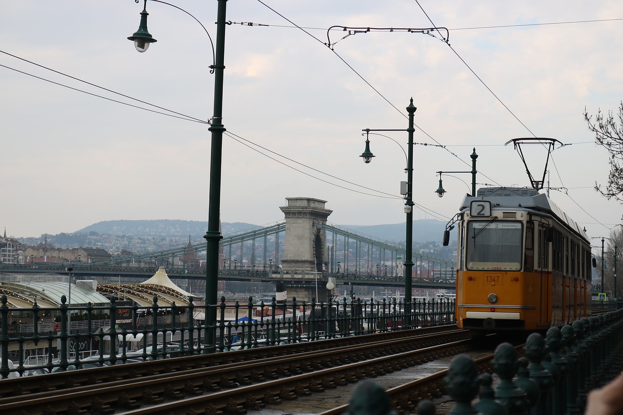 tram  hungary  budapest free photo