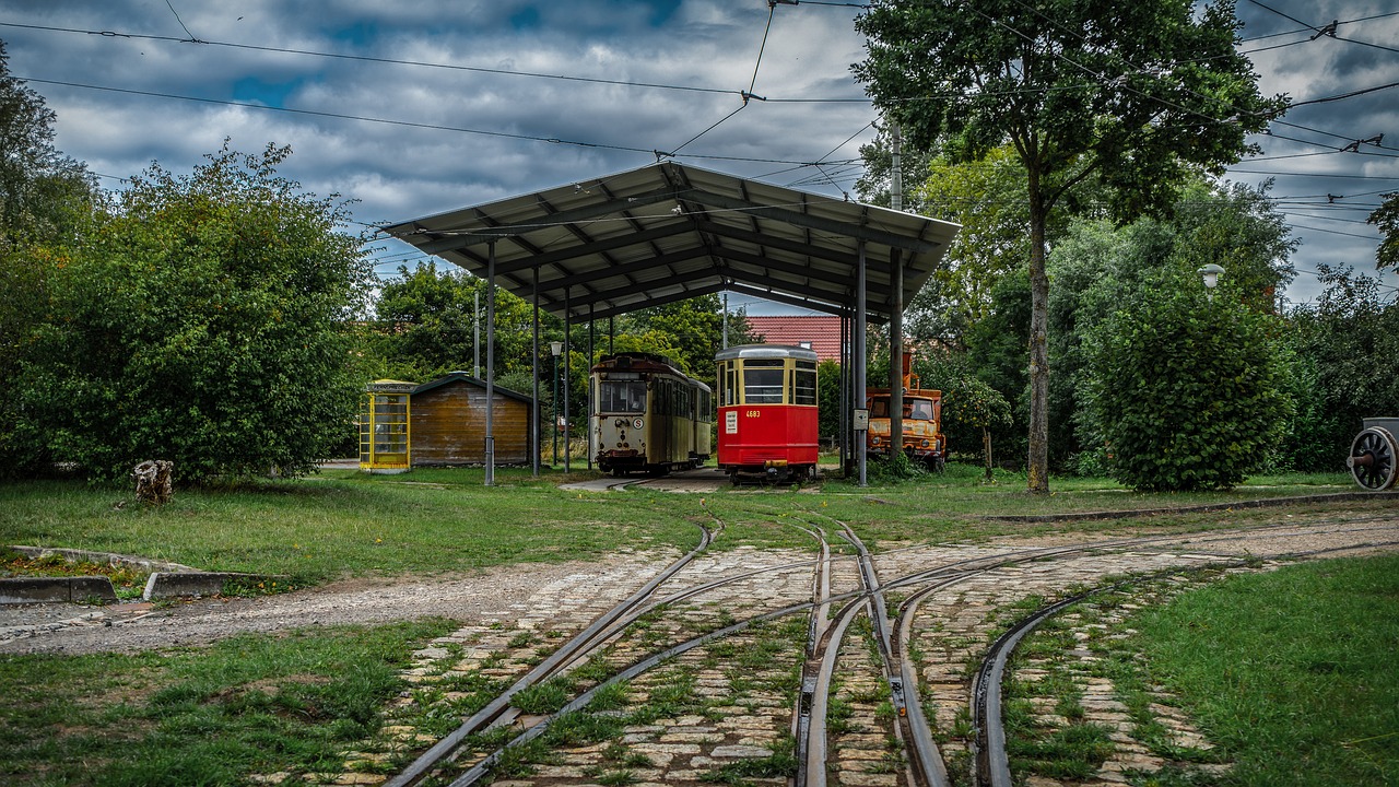 tram  railway  transport free photo