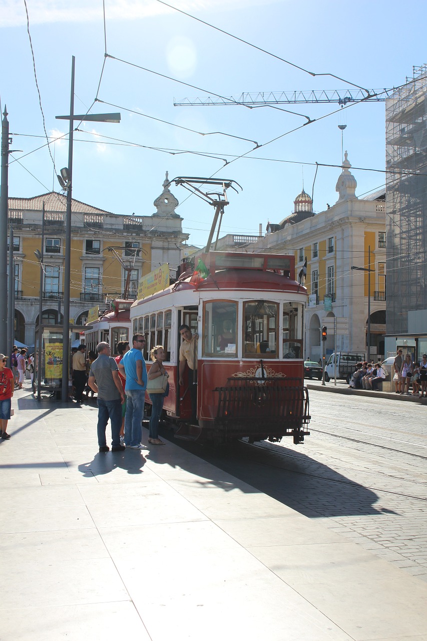 tram electric tram transportation free photo