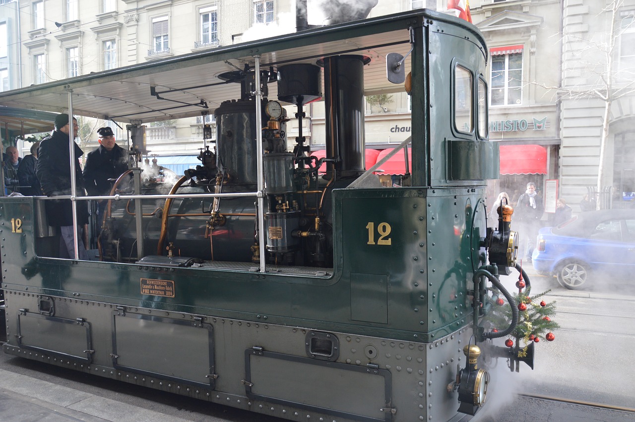 tram steam railway locomotive free photo