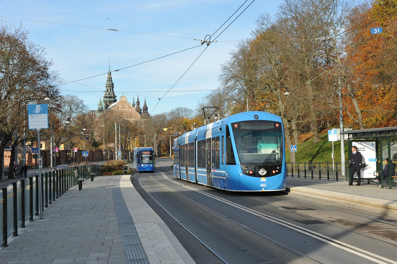 tram binary stop free photo