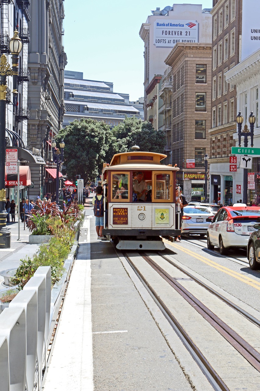 tram san fransisco usa free photo