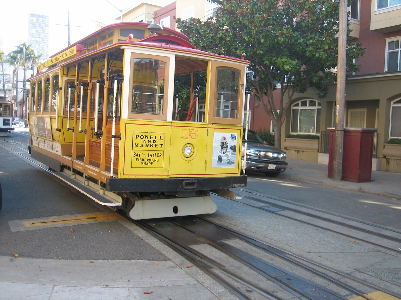 tram san francisco city free photo