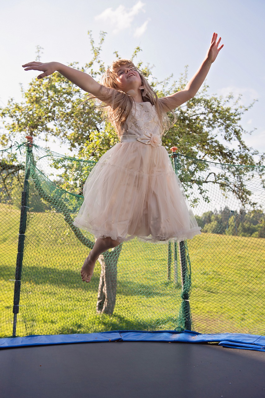 trampoline person human free photo