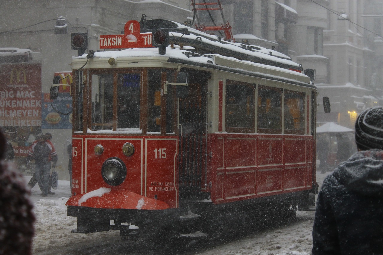 tramway  istiklal street  beyoğlu free photo
