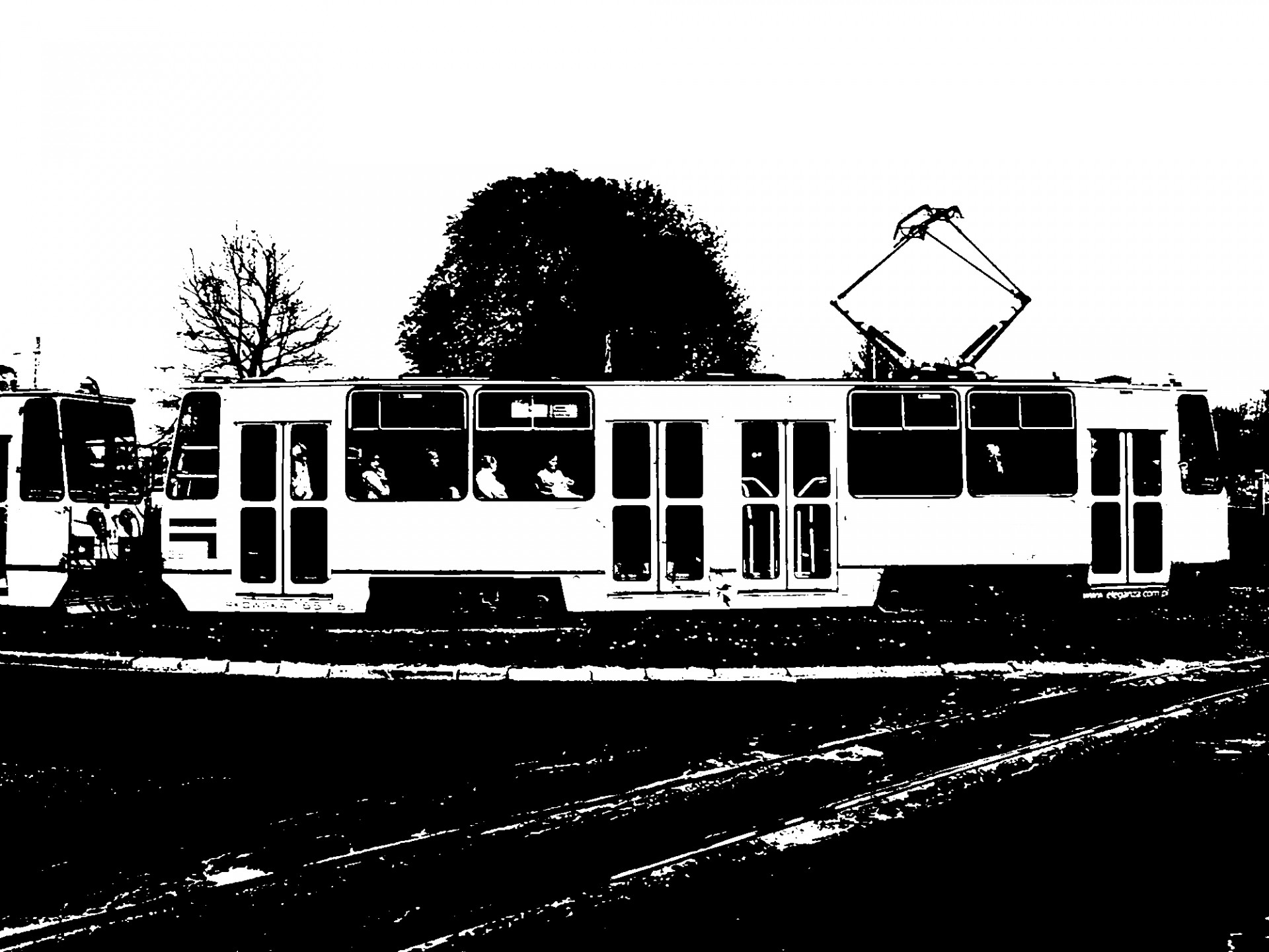 city car tramway free photo