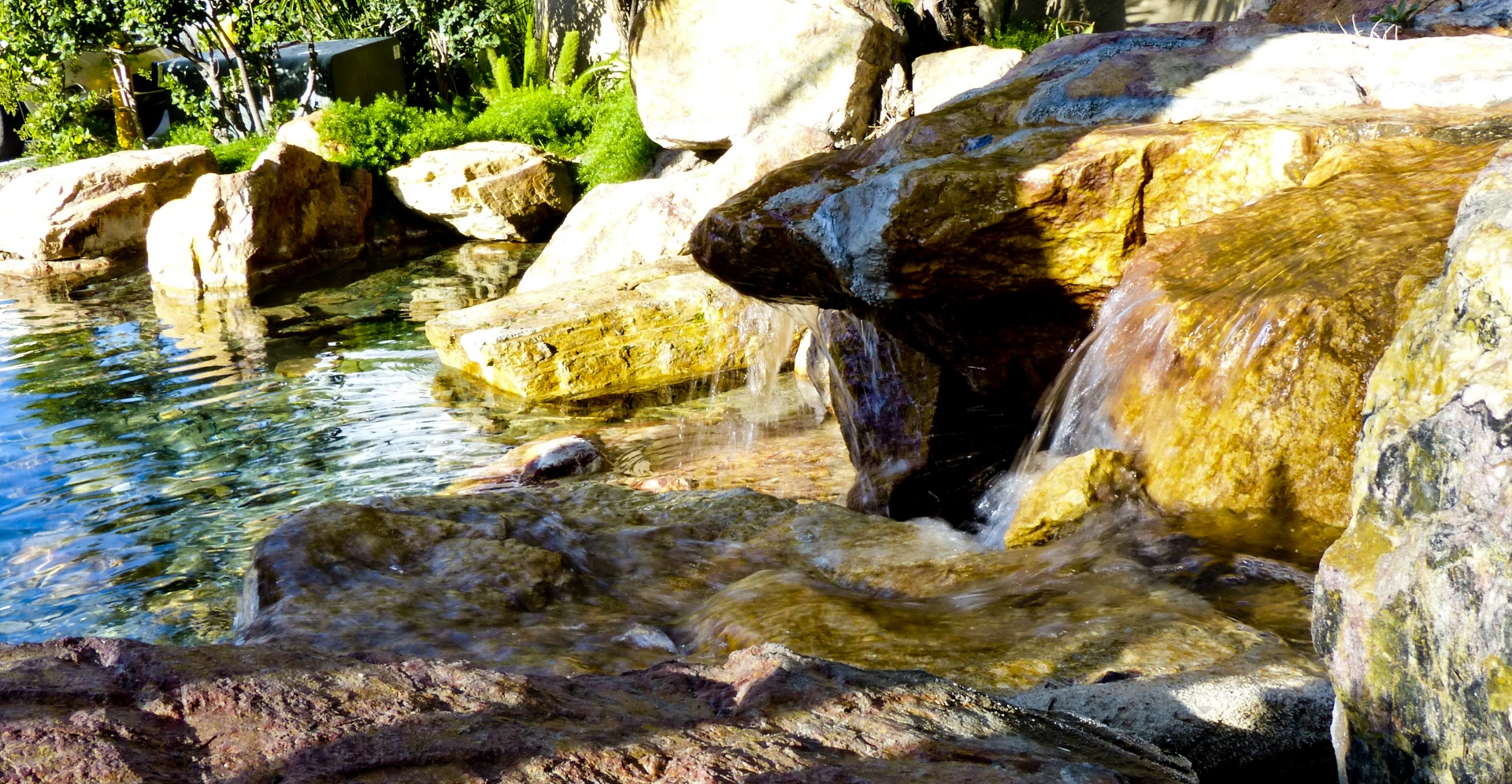 waterfall rocks water free photo