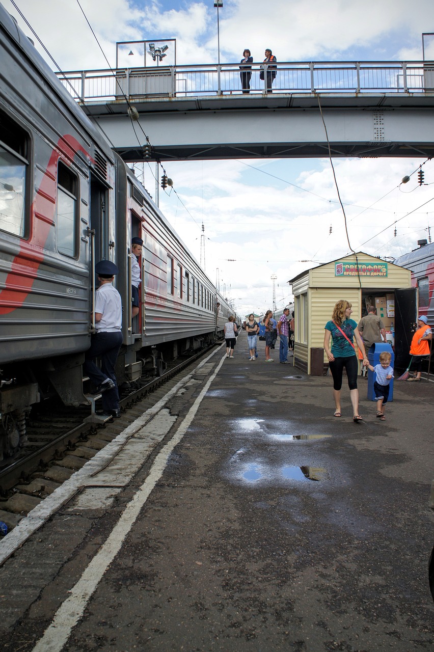 trans-siberian railway station railway station free photo
