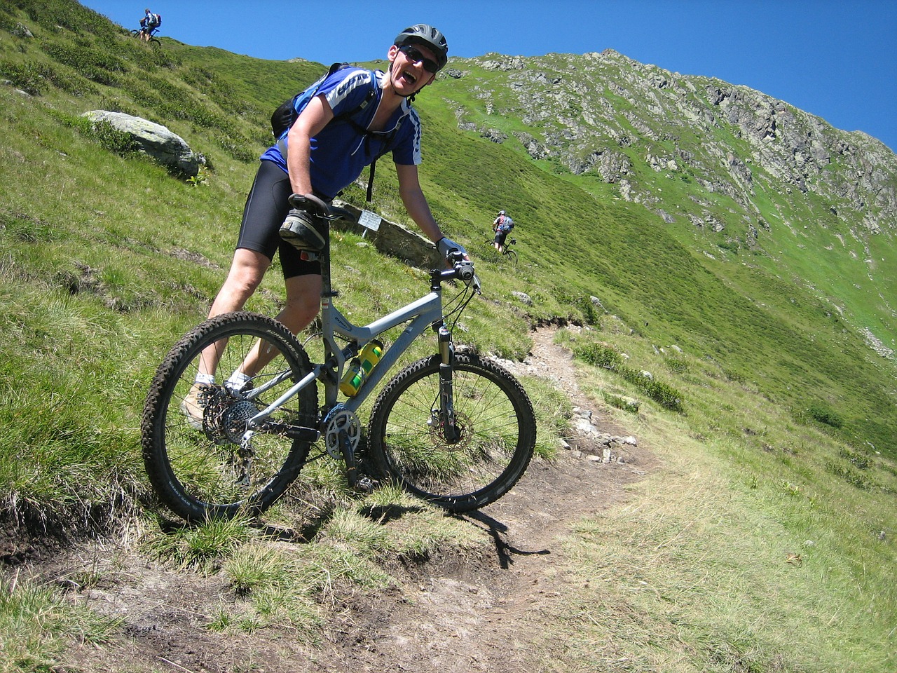 transalp mountain bike bergsport free photo