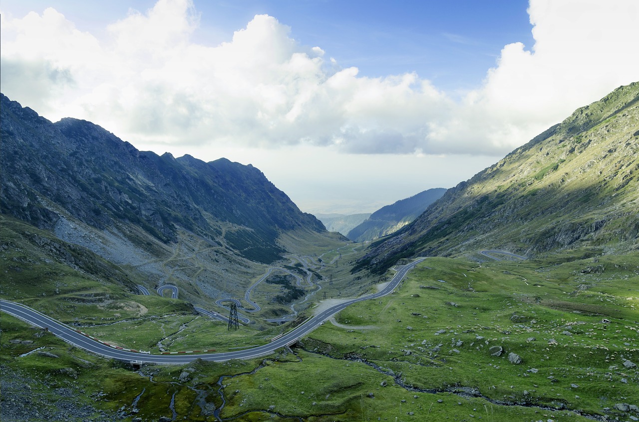 transfagarasan road mountains free photo