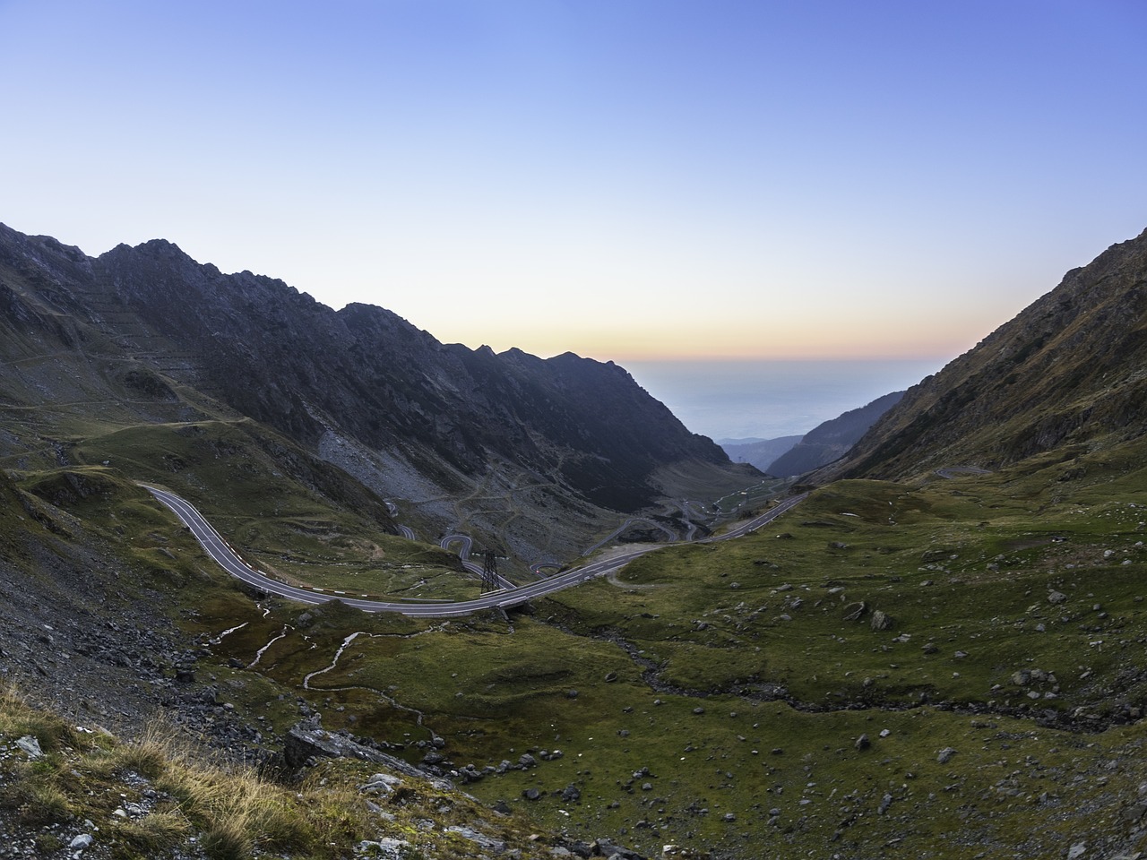 transfagarasan road mountain free photo