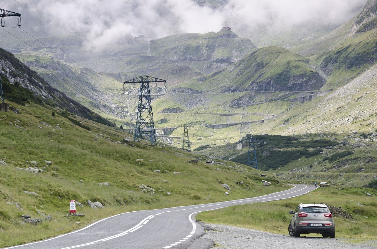 transfagarasan route romania mountains free photo