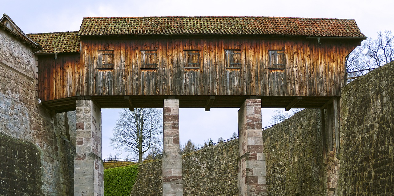 transition bridge wooden bridge free photo