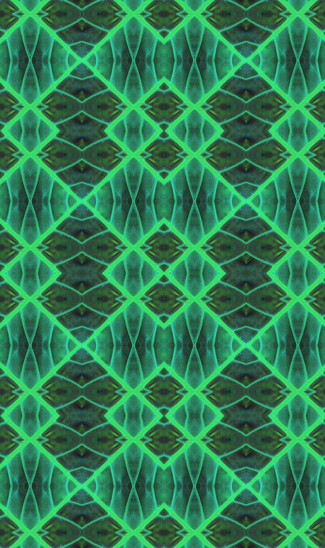 pattern diamond green free photo
