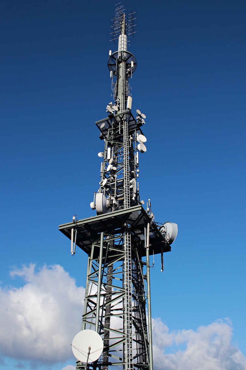 transmission tower radio tower radio mast free photo