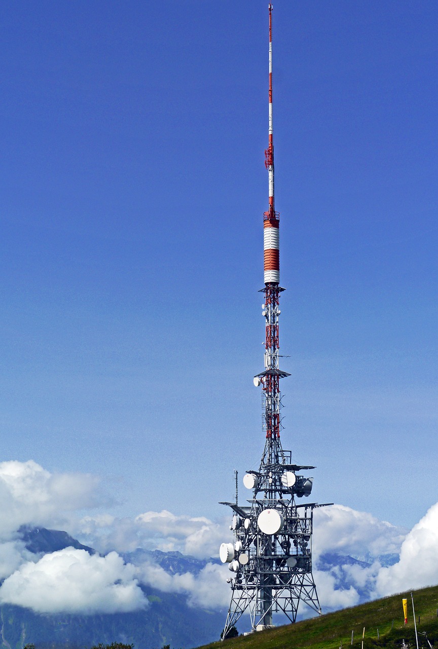 transmission tower radio watch tv free photo