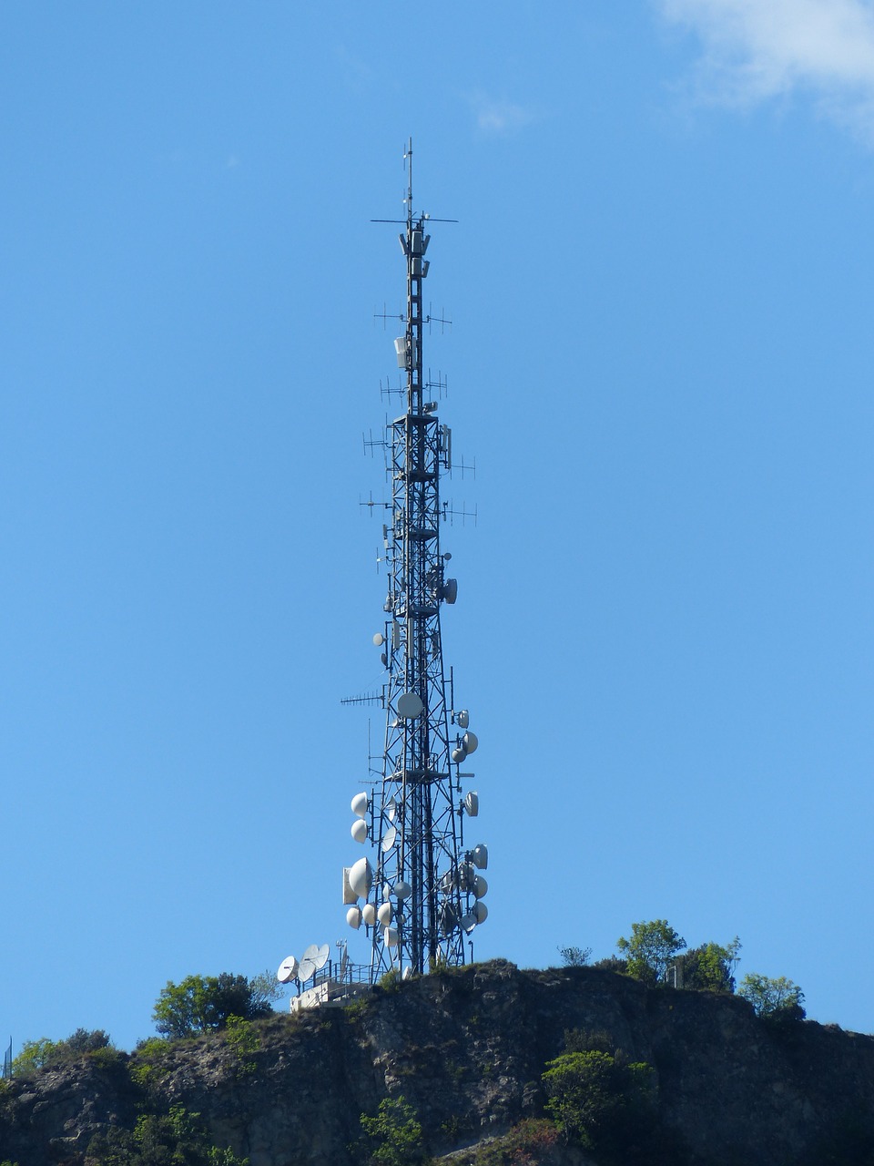 transmission tower radio mast monte brione free photo