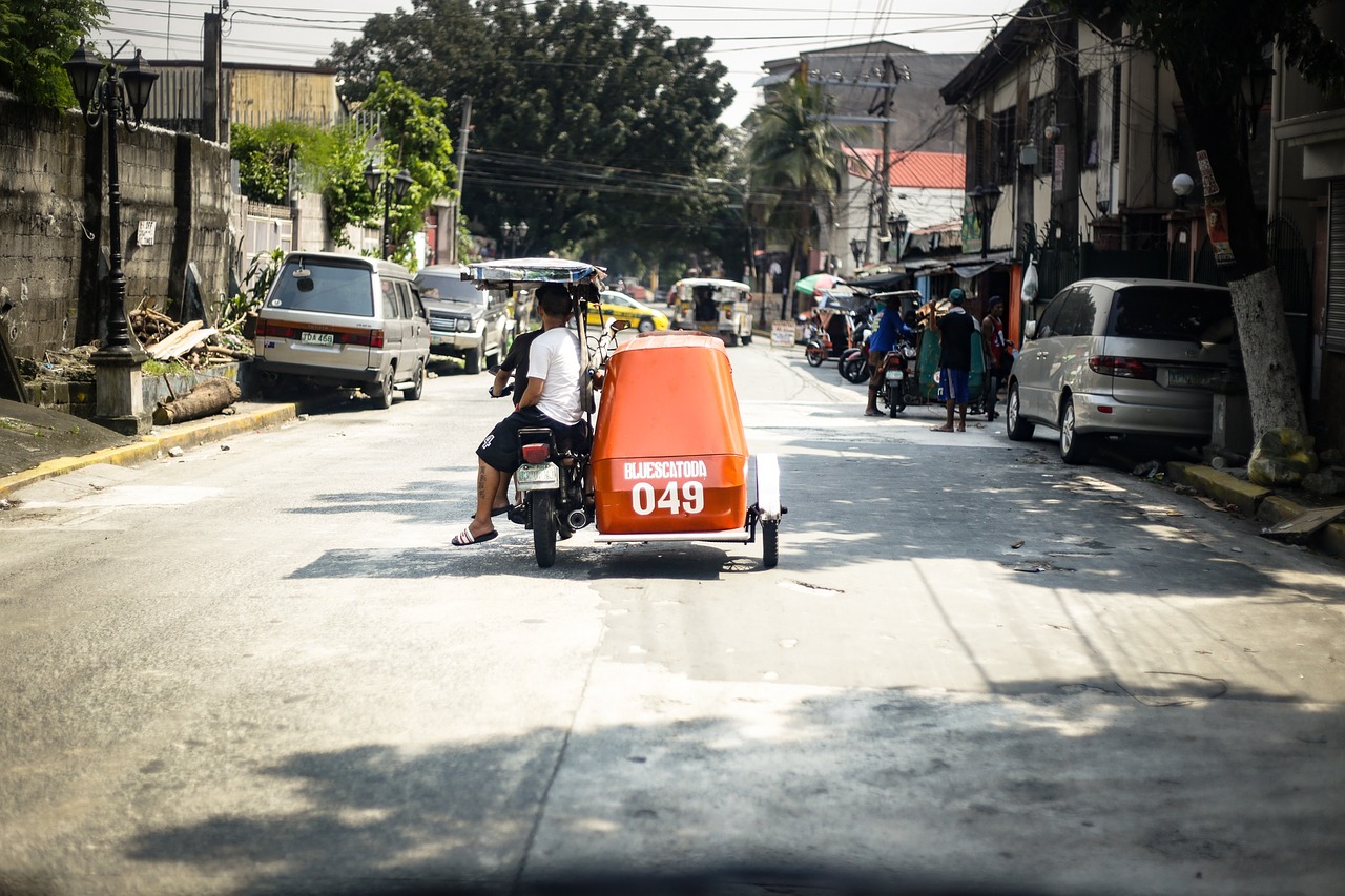 transporation urban city city street free photo