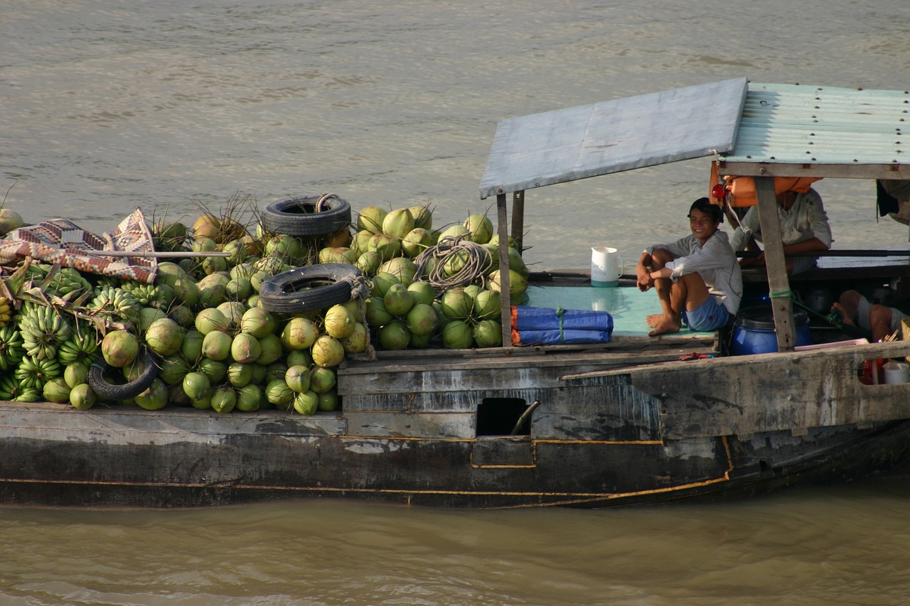 transport river asia free photo