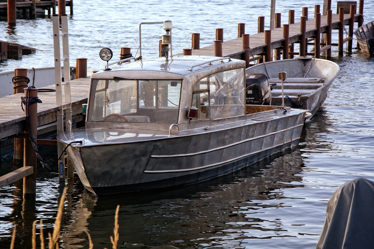 transport port boats free photo