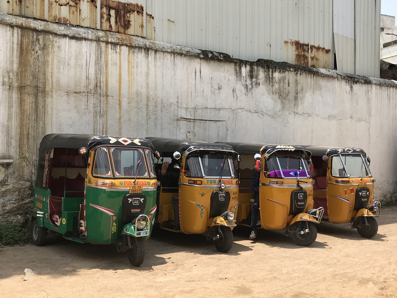 transport  india  hyderabad free photo