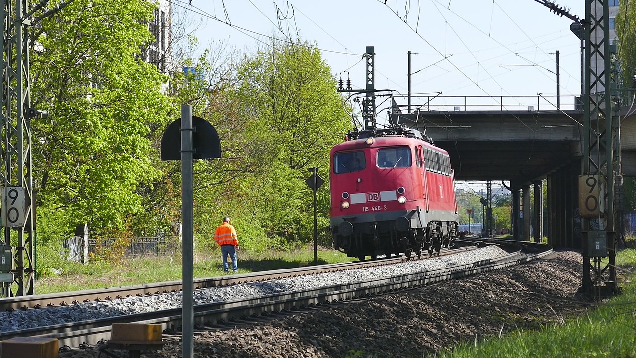 transport system train road free photo