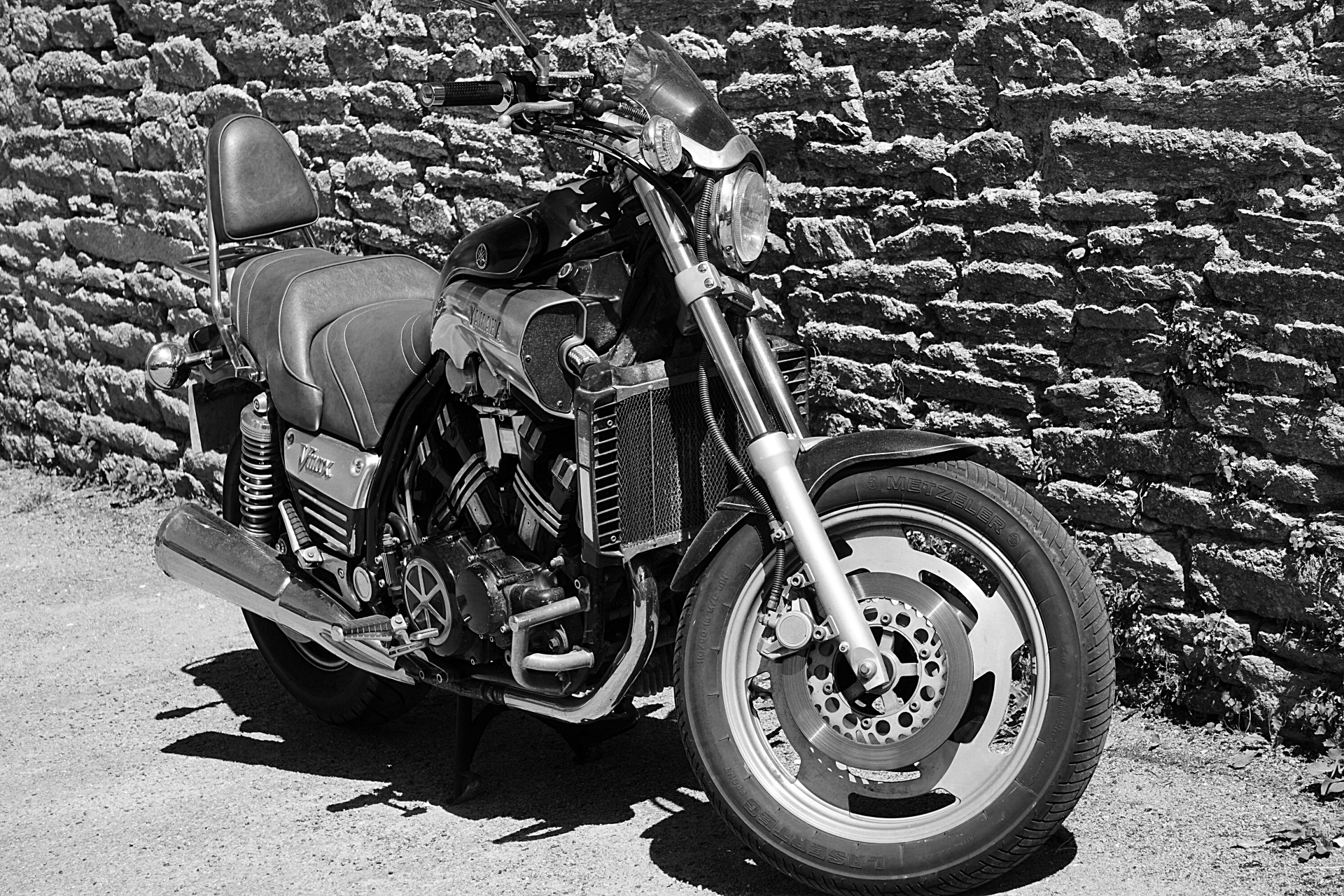 motorcycle transportation black white free photo