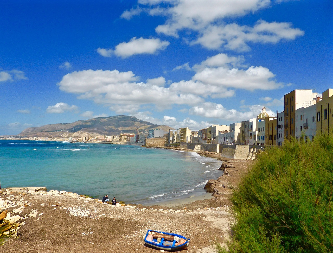 trapani sicily bay free photo