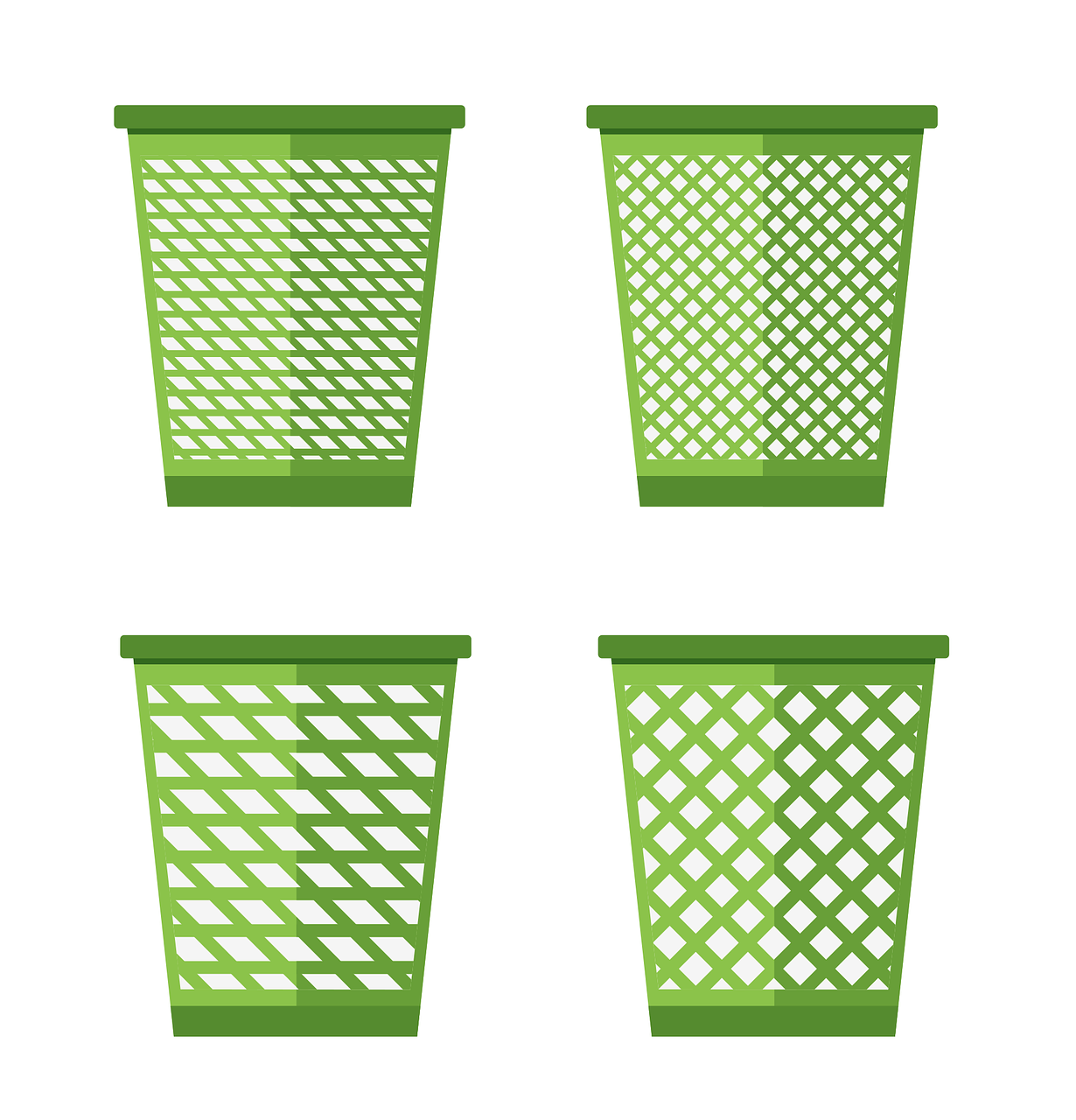 trash bin recycle en free photo