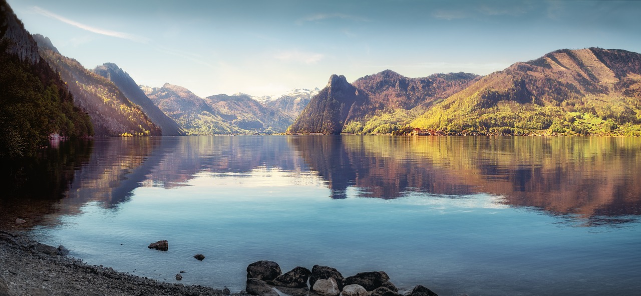 traunsee  lake  austria free photo