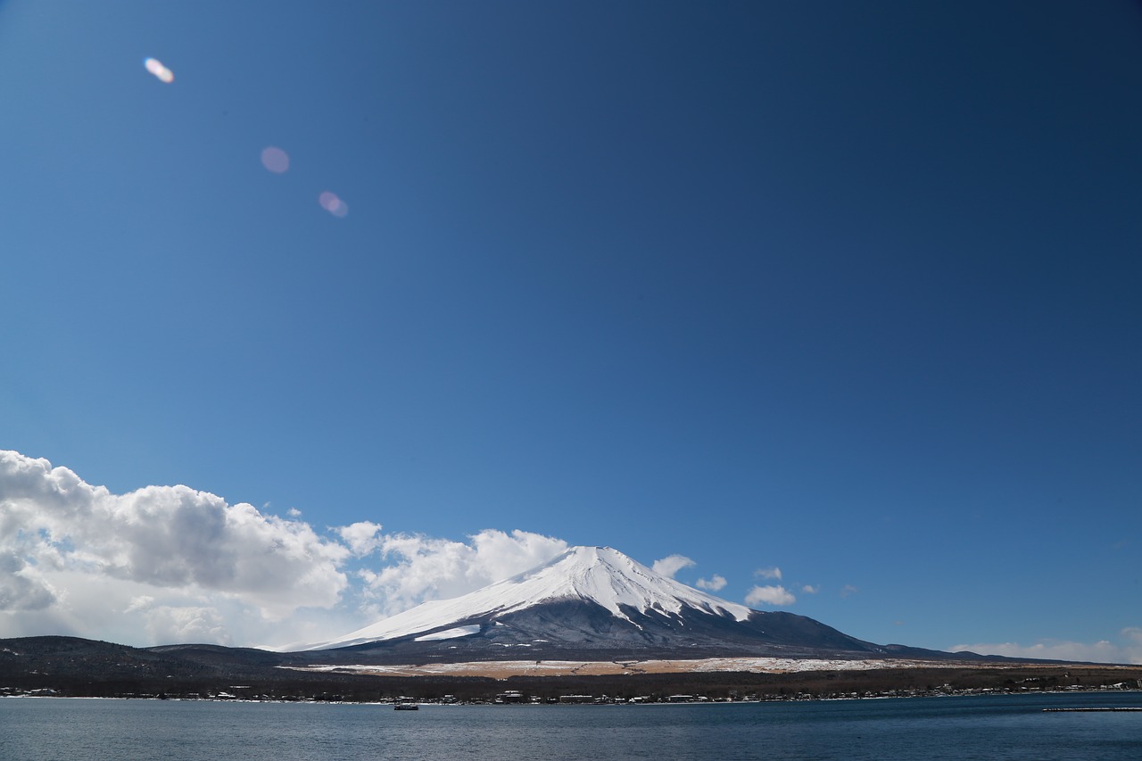 travel cloud mount fuji free photo