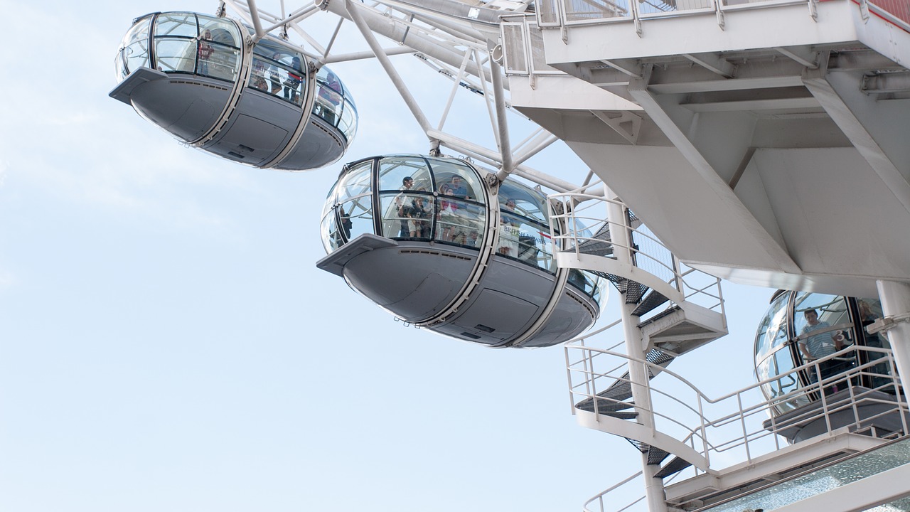 travel london ferris wheel free photo