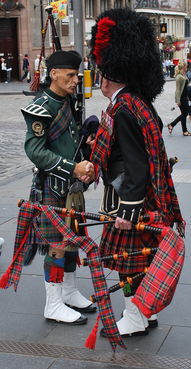 travel scotland bagpipes free photo