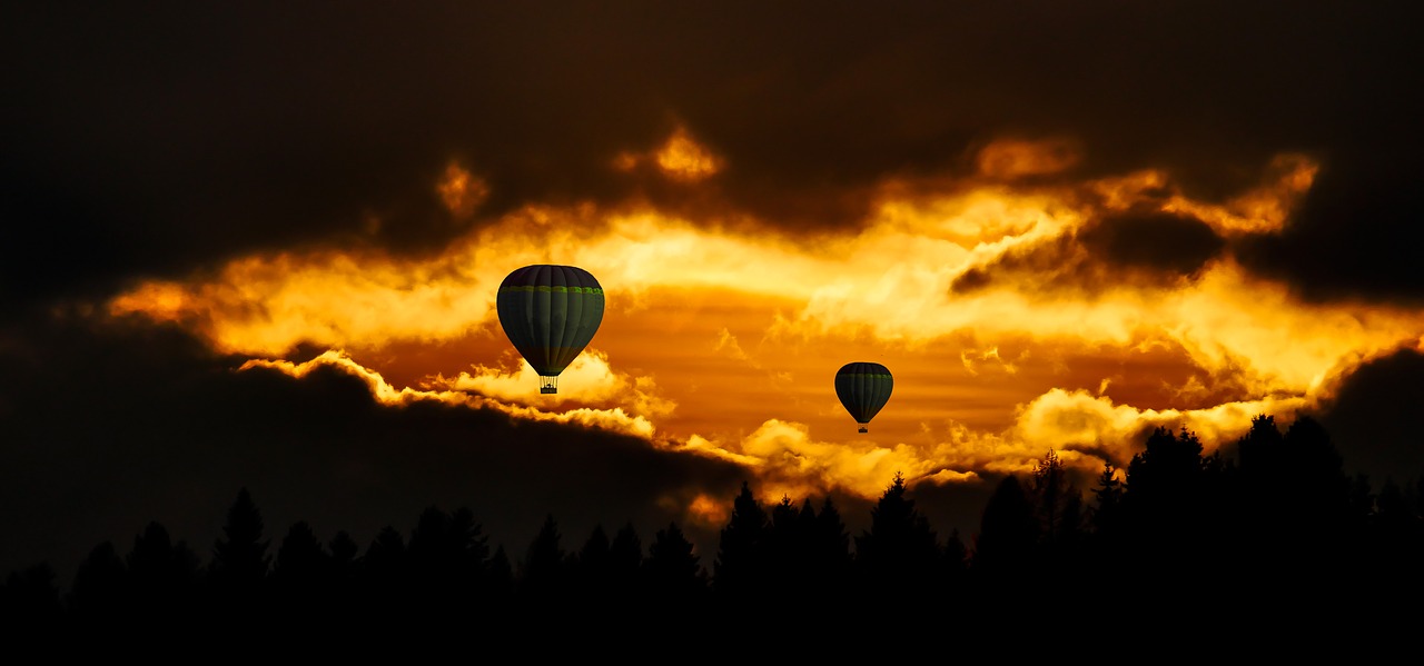 travel fly balloon free photo