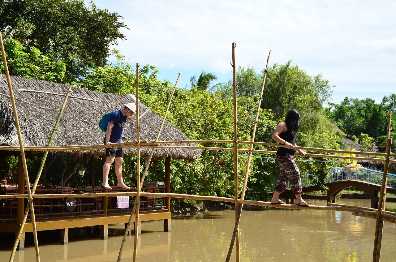 travel footbidge vietnam free photo