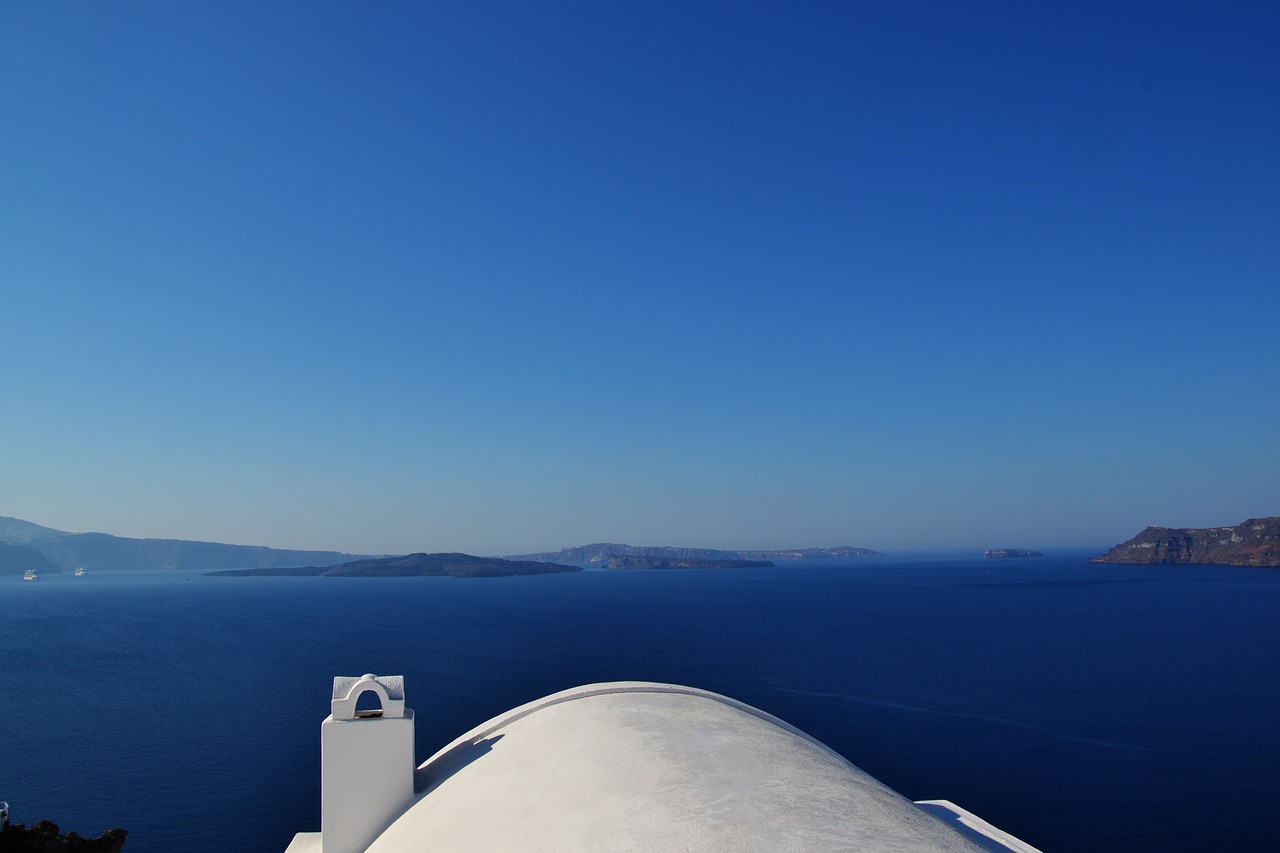 travel greece santorini free photo