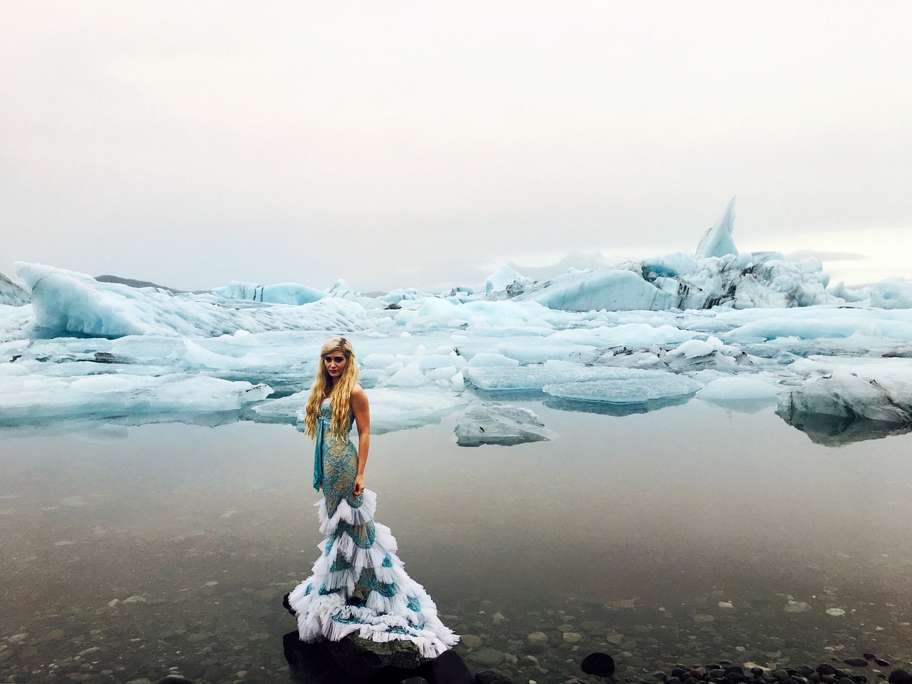travel iceland mermaid free photo